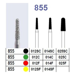 Fraise diamantée N°855 boîte 10 pièces