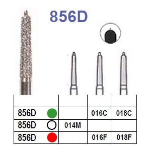 Fraise diamantée N°856D 021SC boîte 10 pièces