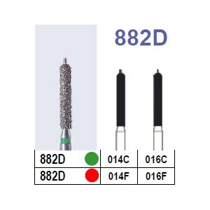 Fraise diamantée N°882D blister 6 pièces